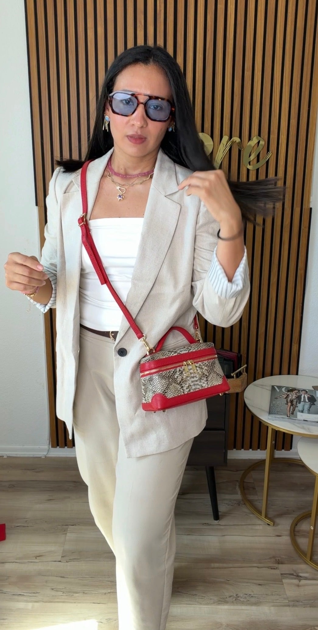 Cosmetiquera Snake Skin