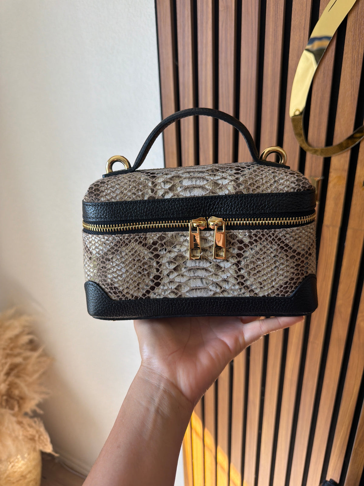 Cosmetiquera Snake Skin